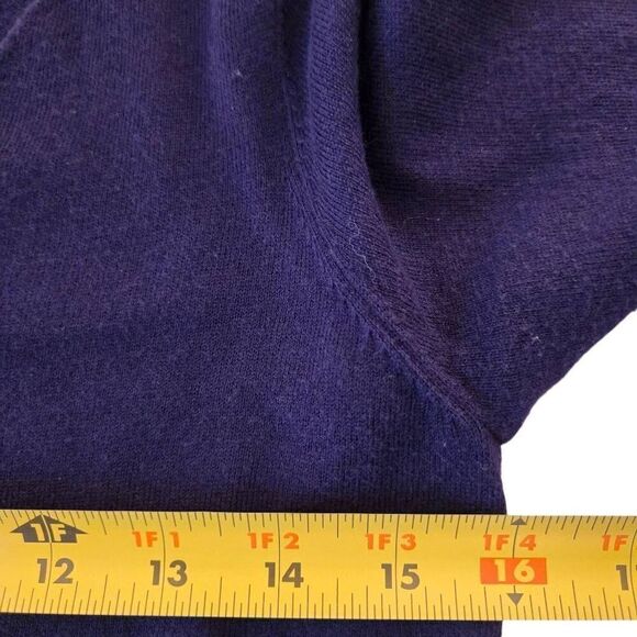 J. McLaughlin Womens Cotton Blend Pullover Sweater Navy Blue Size XS - Picture 9 of 10